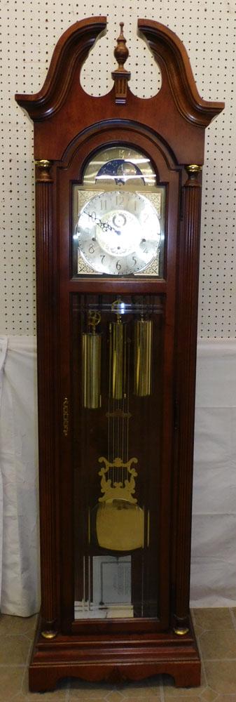 Cherry Grandfather Clock by Howard Miller (1 of 4)