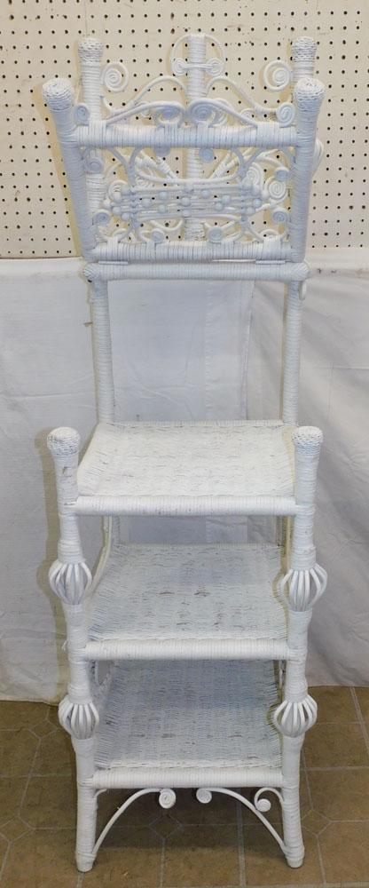 Painted Wicker Shelf (1 of 3)