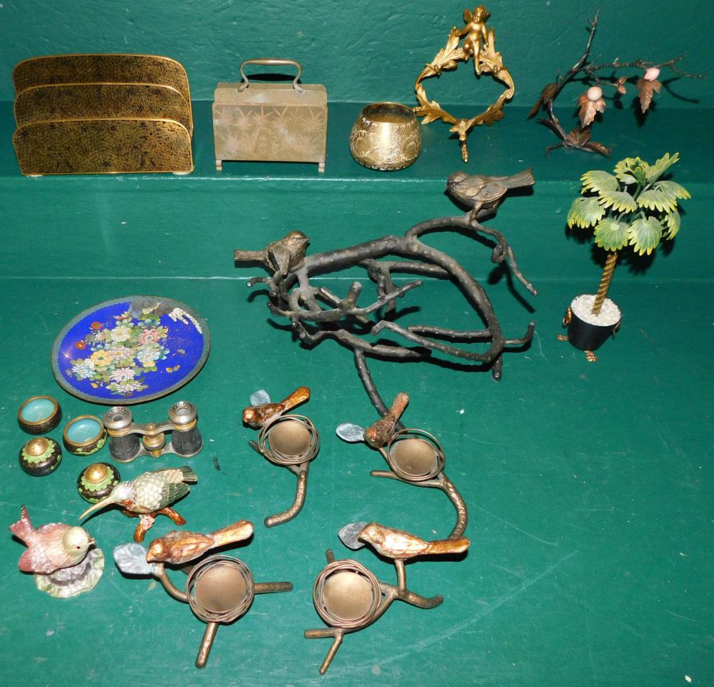 Lot of Metal, Brass, & Cloisonne Items (1 of 5)