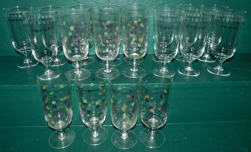 Lot of Stemware: Lot of Stemware.