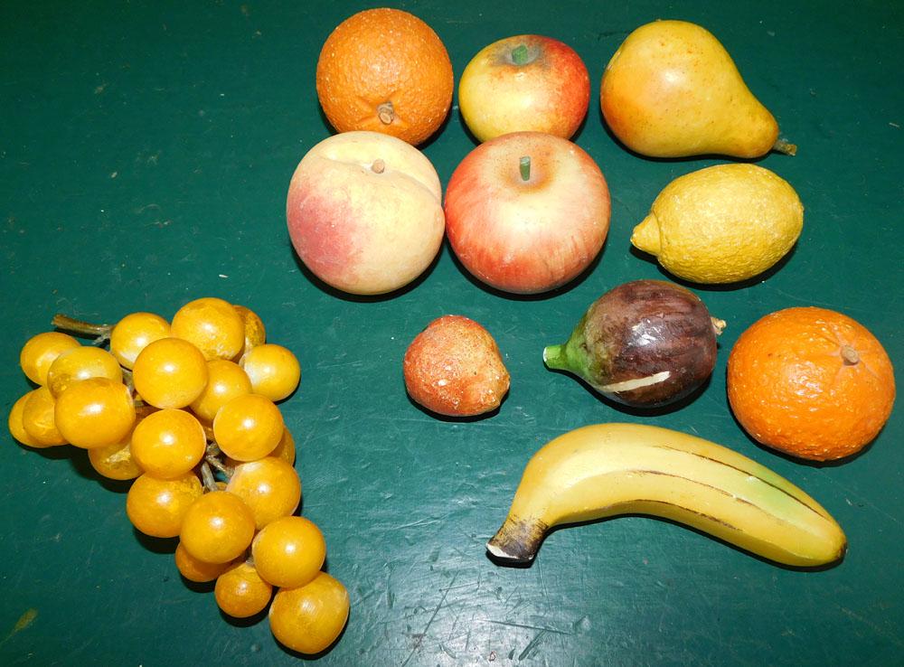 11 Pieces of Alabaster Fruit (1 of 1)