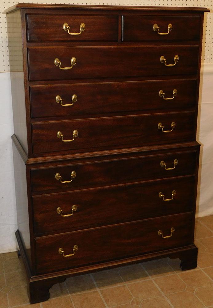 Mahogany 2/6 Drawer Chest by Henkel Harris (1 of 7)
