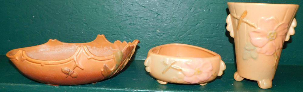3 Pieces of Weller Pottery (1 of 6)