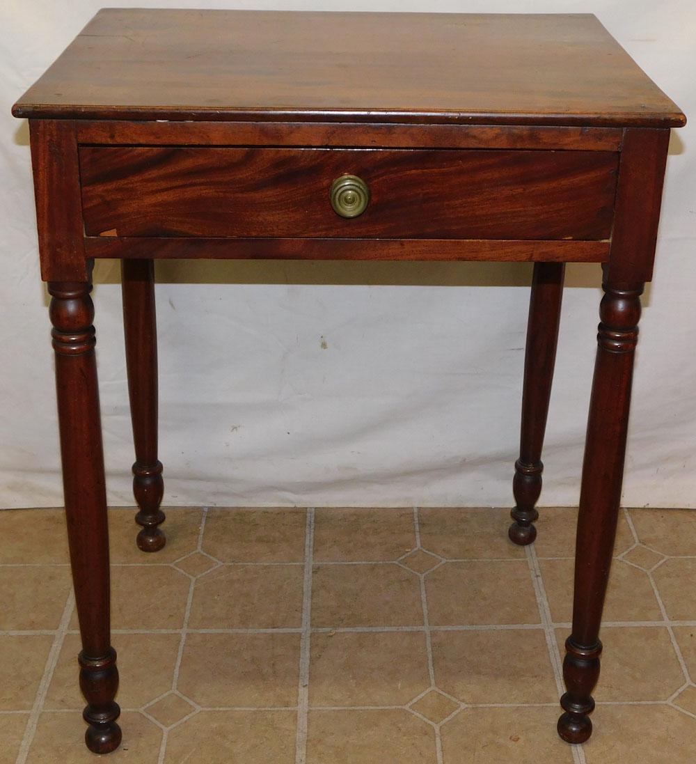 19th C Mahogany 1 Drawer Stand (1 of 5)