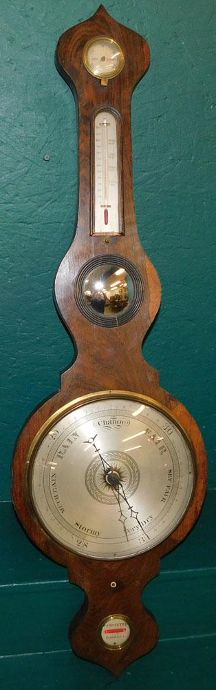 19th C Rosewood Barometer (1 of 7)