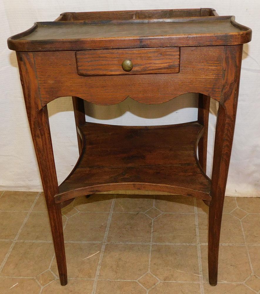 Antique Oak French Provincial Work Table (1 of 3)