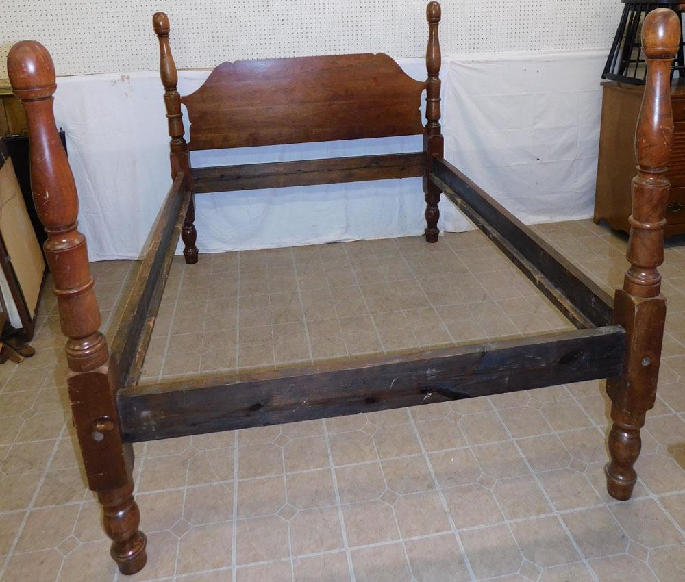 Antique Walnut Full Size Bed (1 of 6)