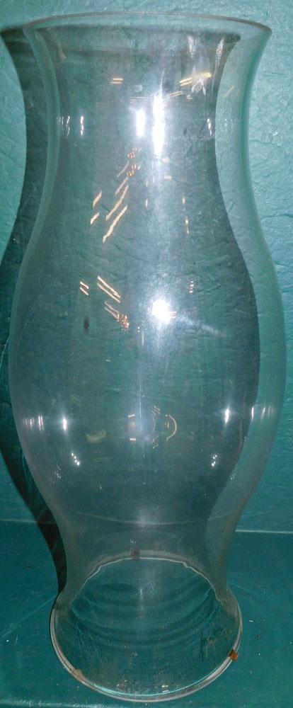 Large Glass Hurricane Shade (1 of 2)