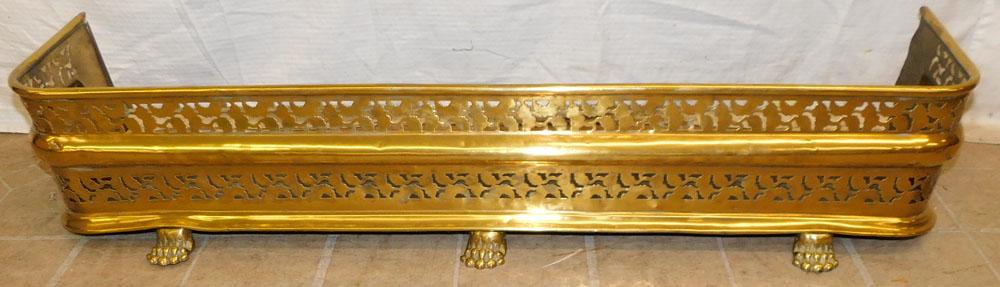 Antique Open Work Fire Place Fender (1 of 5)
