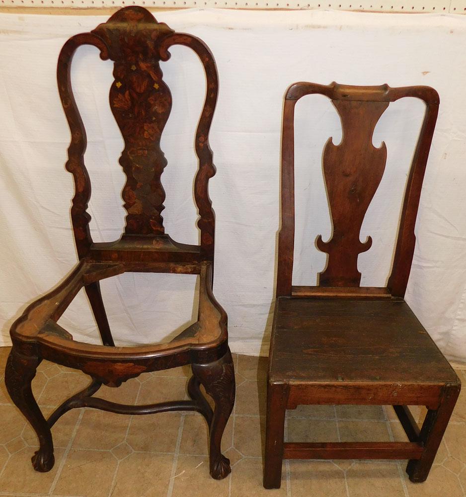 19th C Chair & 19th C Chair Frame (1 of 5)