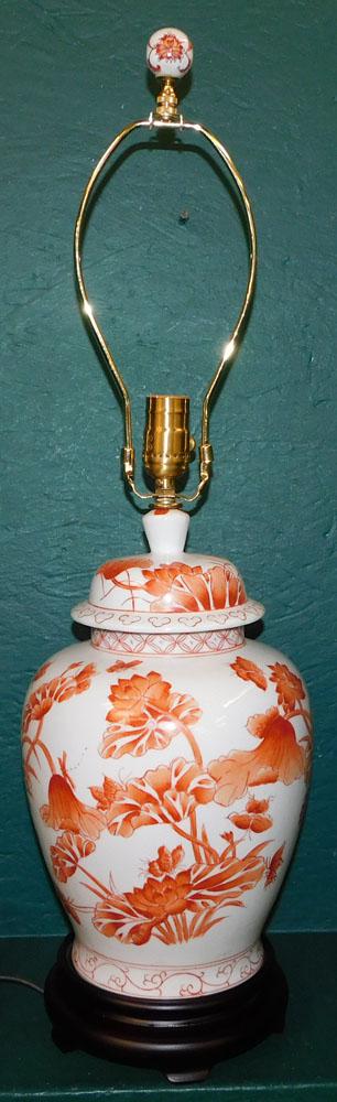 Oriental Porcelain Lamp (1 of 3)