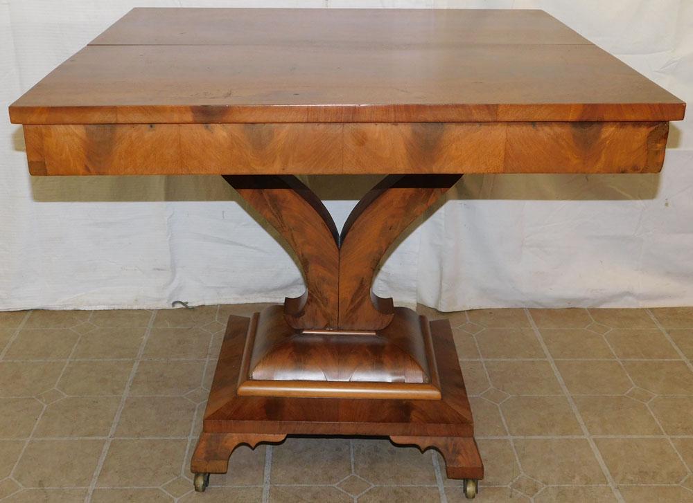 Mahogany Empire Center Table (1 of 3)