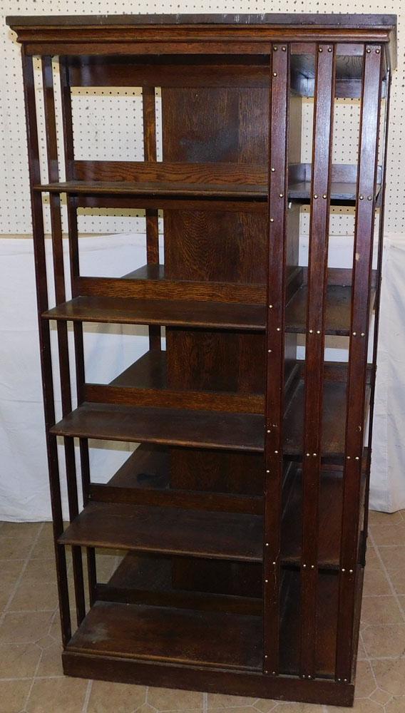 Antique Quarter Sawn Oak Bookcase Signed Danner (1 of 3)