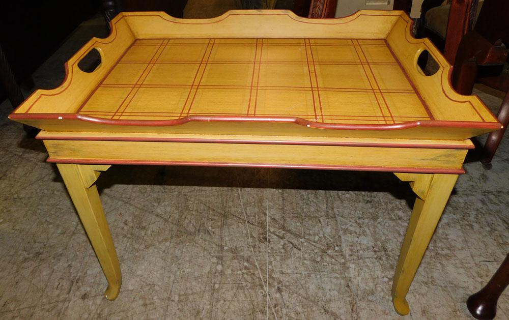 Paint Decorated Tea Table by Accent (1 of 2)