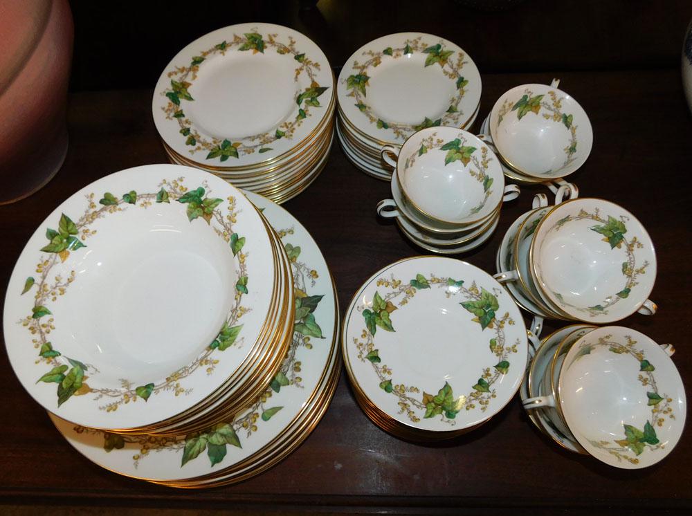 79 Pieces of Minton China, (Lothian): 79 Pieces of Minton China, (Lothian). ALL DESCRIPTIONS AND ANY CONDITION STATEMENT GIVEN BY LANGSTON AUCTION GALLERY ARE STRICTLY AN OPINION AND LANGSTON'S SHALL HAVE NO RESPONSIBILITY FOR ERRORS OR O