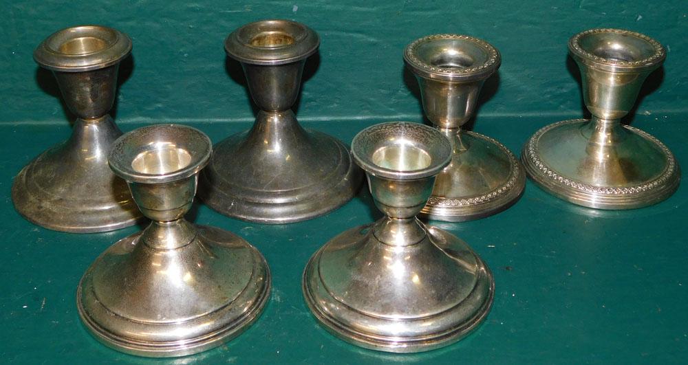 6 Sterling Weighted Candlesticks (1 of 1)