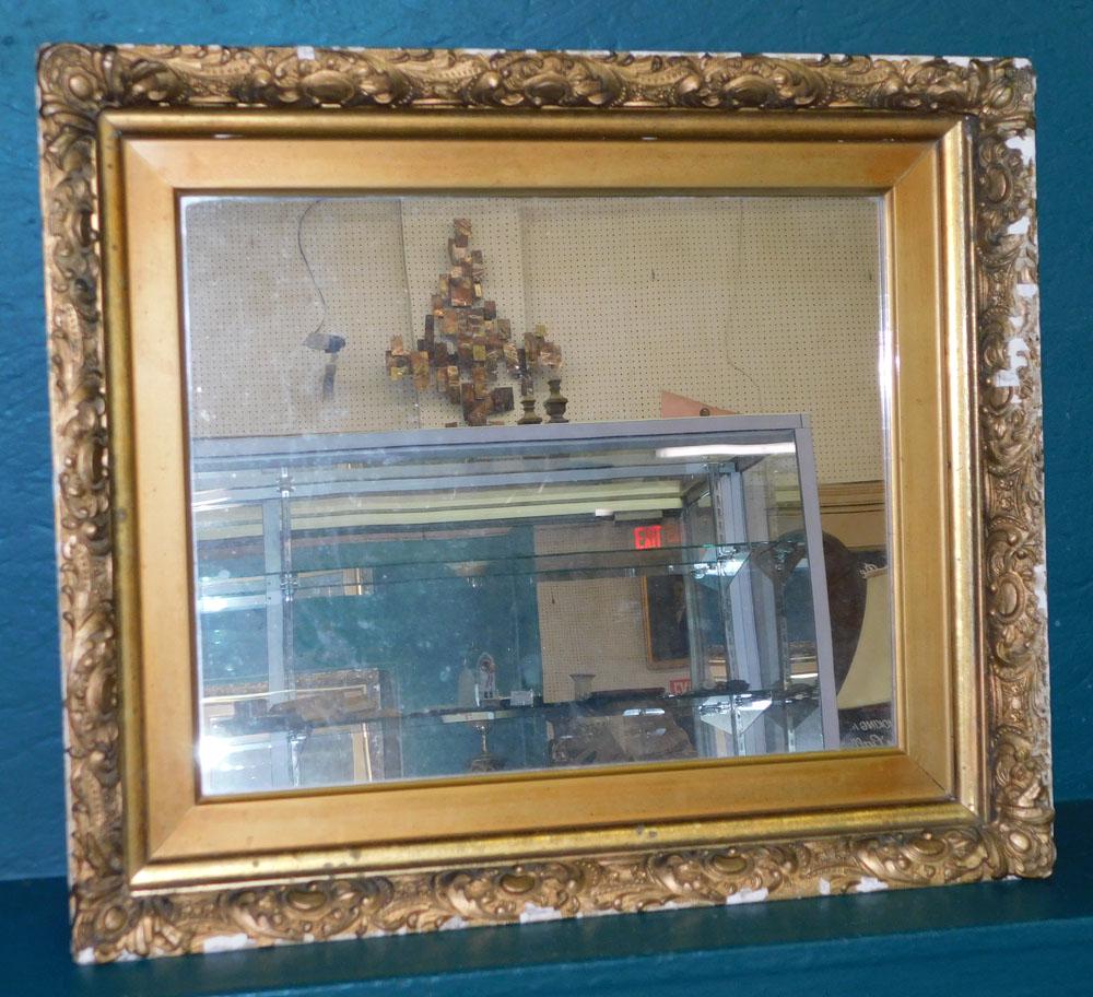 Antique Gilded Framed Victorian Mirror (1 of 3)