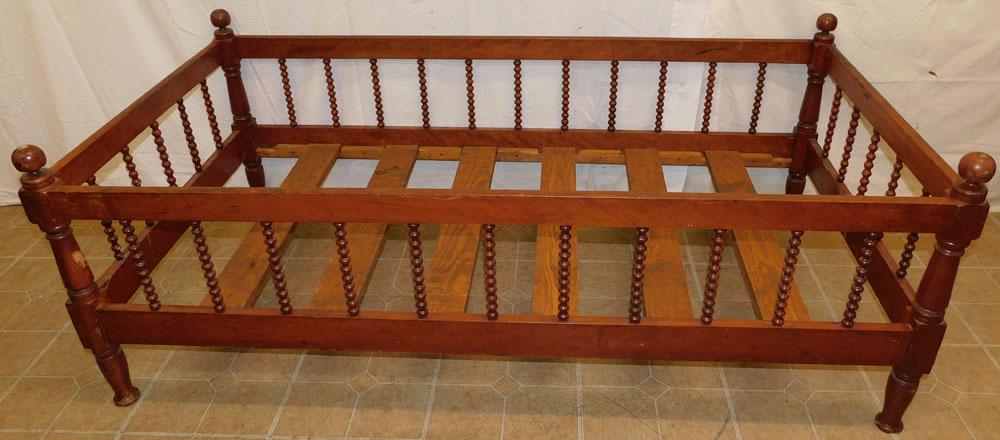 Antique Cherry Jenny Lind Style Youth Bed (1 of 2)