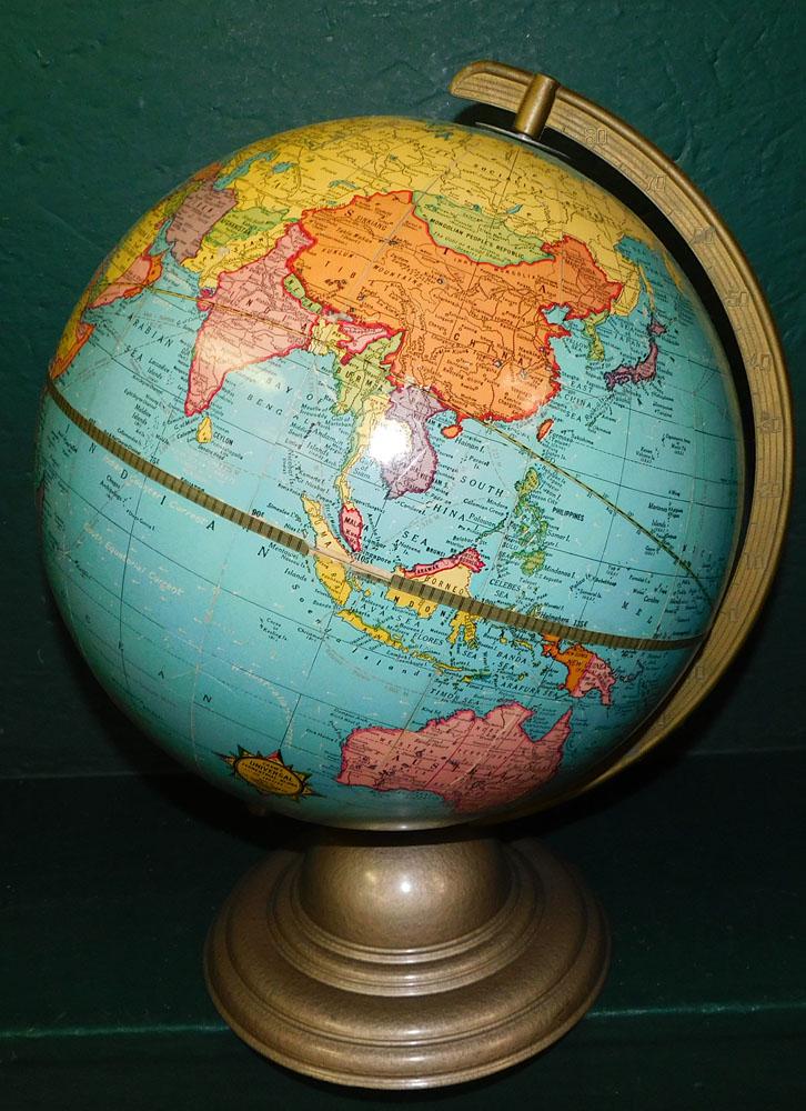 12" Vintage Cram's Globe (1 of 4)
