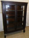 Antique Oak 2 Door China Cabinet