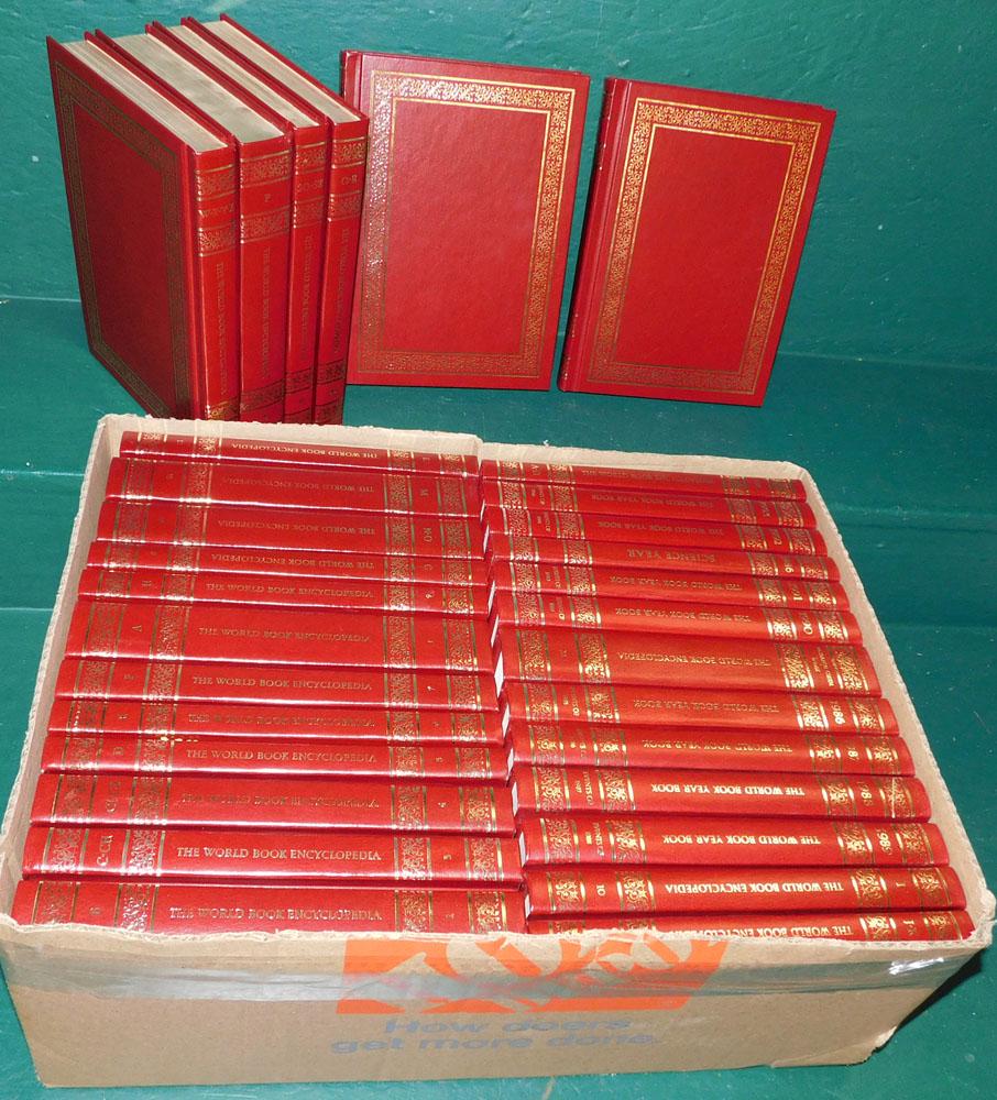 31 Volumes of the World Book Encyclopedia (1 of 3)