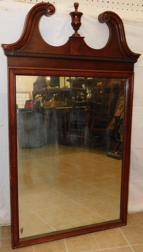 Mahogany Framed Mirror (1 of 4)