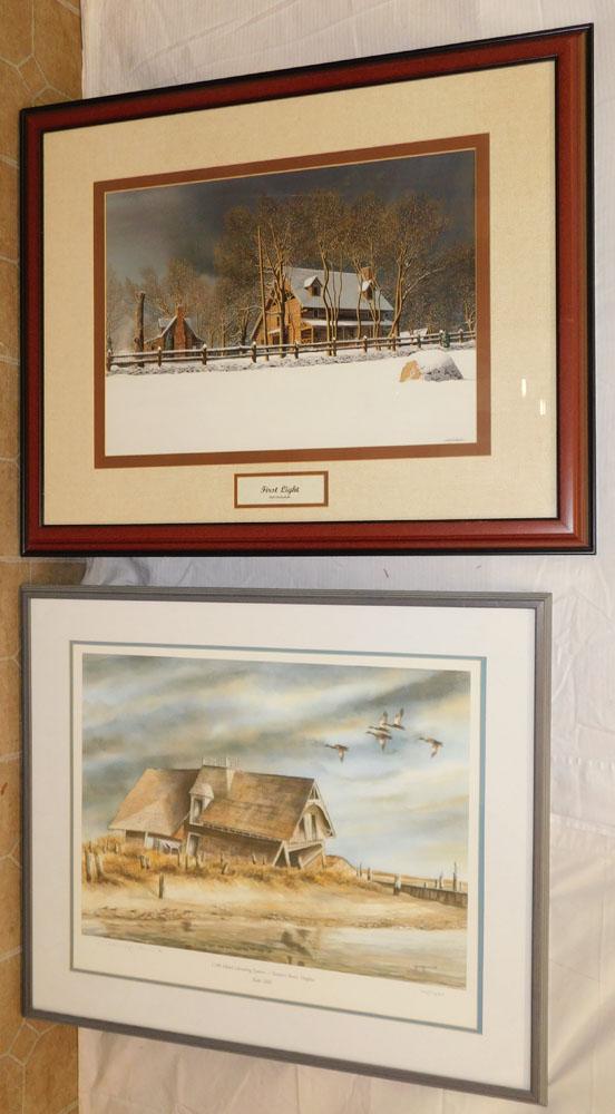 Framed Bob Timberlake Print & Pencil Signed Print (1 of 6)