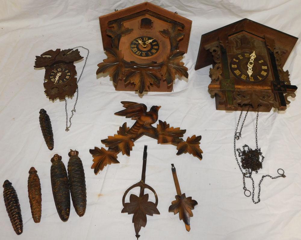 Two Vintage Cuckoo Clocks (1 of 5)