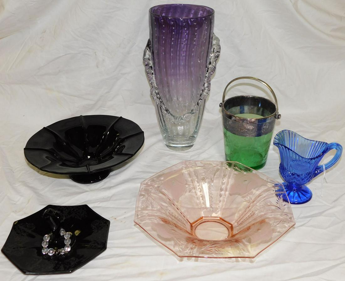 Lot Art glass & Misc. Glass Items (1 of 5)