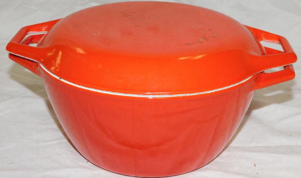 Danish Cast Iron Covered Pot (1 of 3)