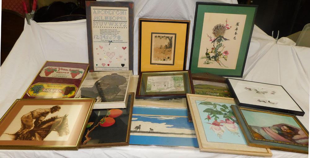 Lot Framed Artwork (1 of 10)