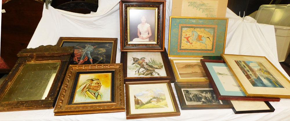 Lot Framed Artwork (1 of 10)