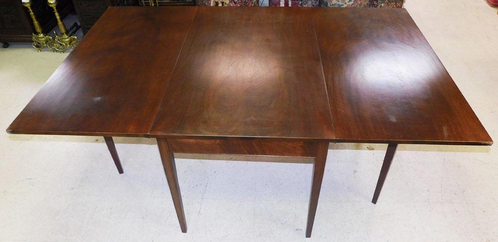 Mahogany Drop Leaf Dining Table W/ 2 Flatware Drawers By Drexel (1 of 7)