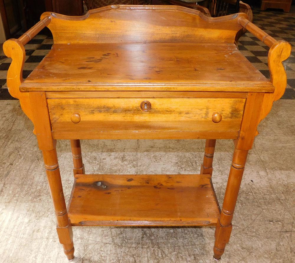 Antique Walnut Wash Stand (1 of 3)