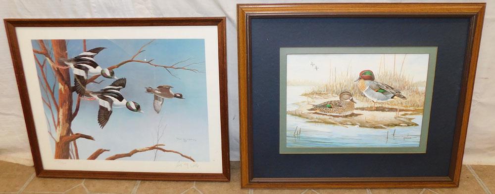 Two Framed Duck Prints (1 of 3)