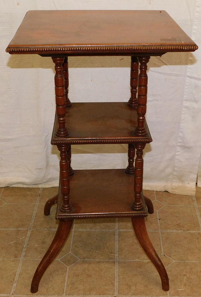 Antique Walnut Victorian Stand (1 of 3)