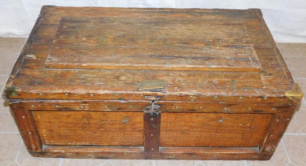 Antique Pine Tool Chest (1 of 5)