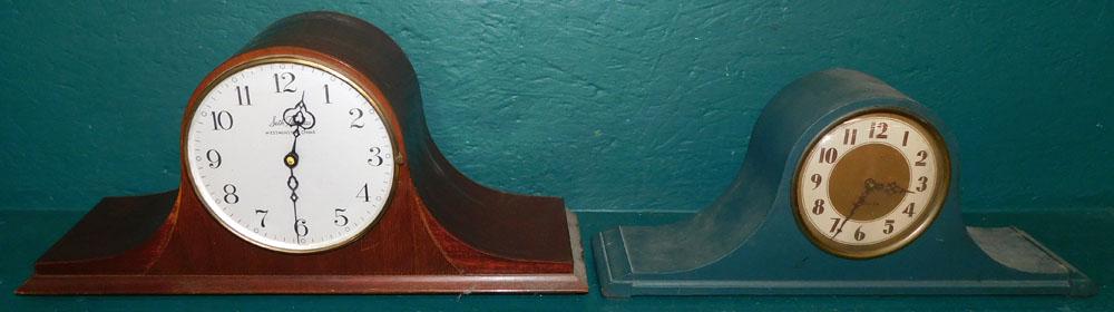 Two Electric Head & Shoulder Clocks (1 of 5)