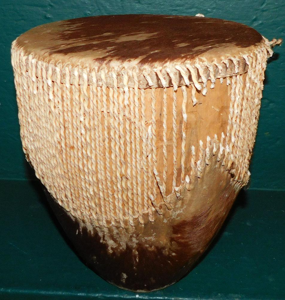 Vintage Animal Hyde Drum (1 of 3)