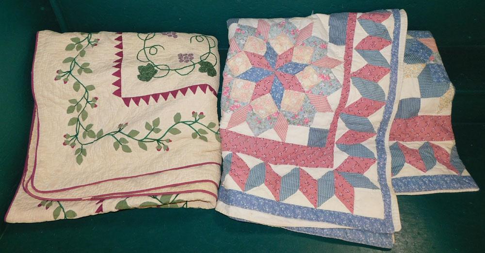 Two Handmade Antique Quilts (1 of 6)