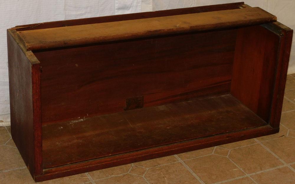 Antique Oak Barrister Bookcase Section, (No Door) (1 of 3)