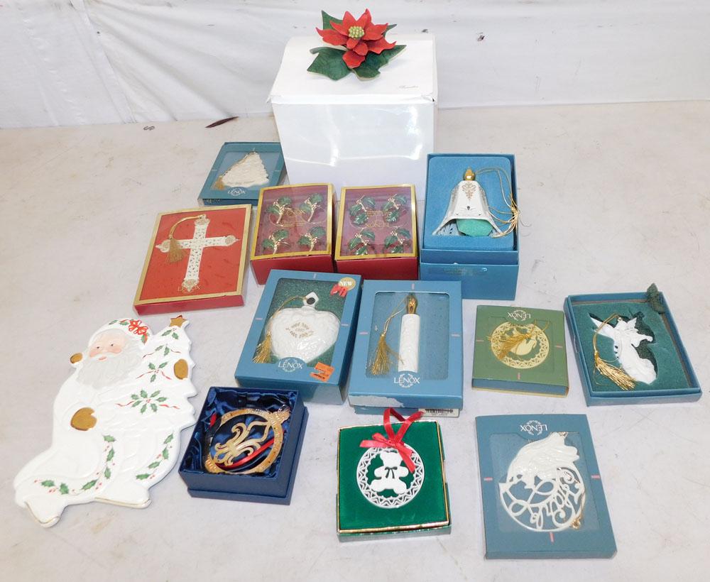 Lot of Lenox Christmas Ornaments (1 of 6)