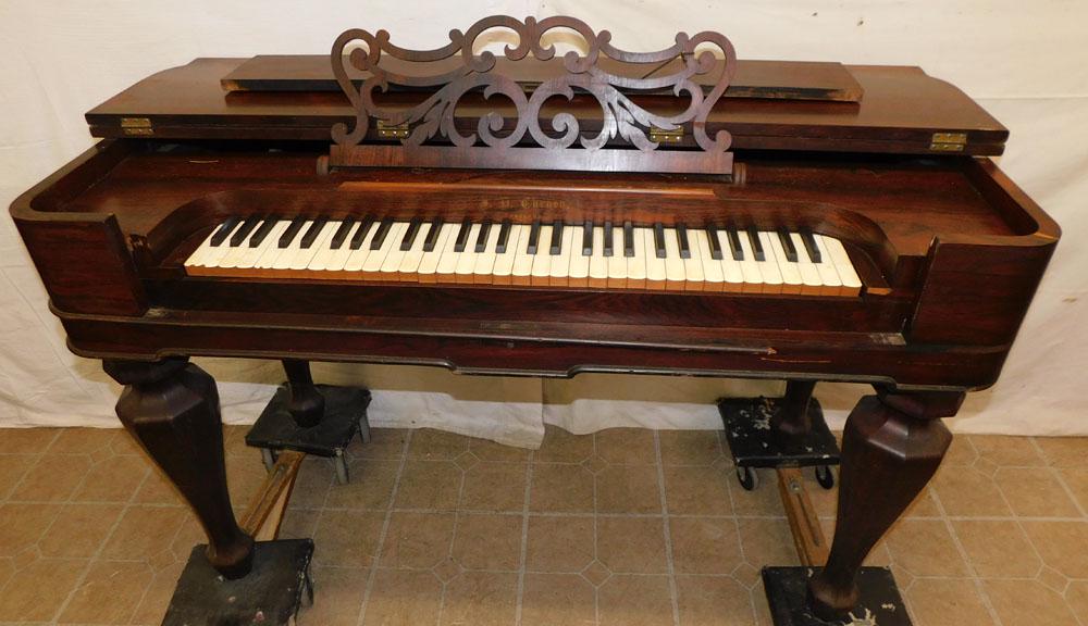 Rosewood Victorian Spinet Piano Case (1 of 5)