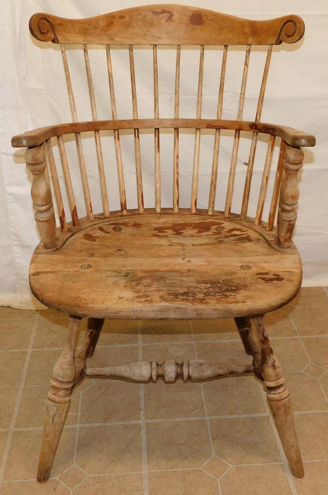 Windsor Style Arm Chair by Frederick Duckloe Bros. (1 of 3)