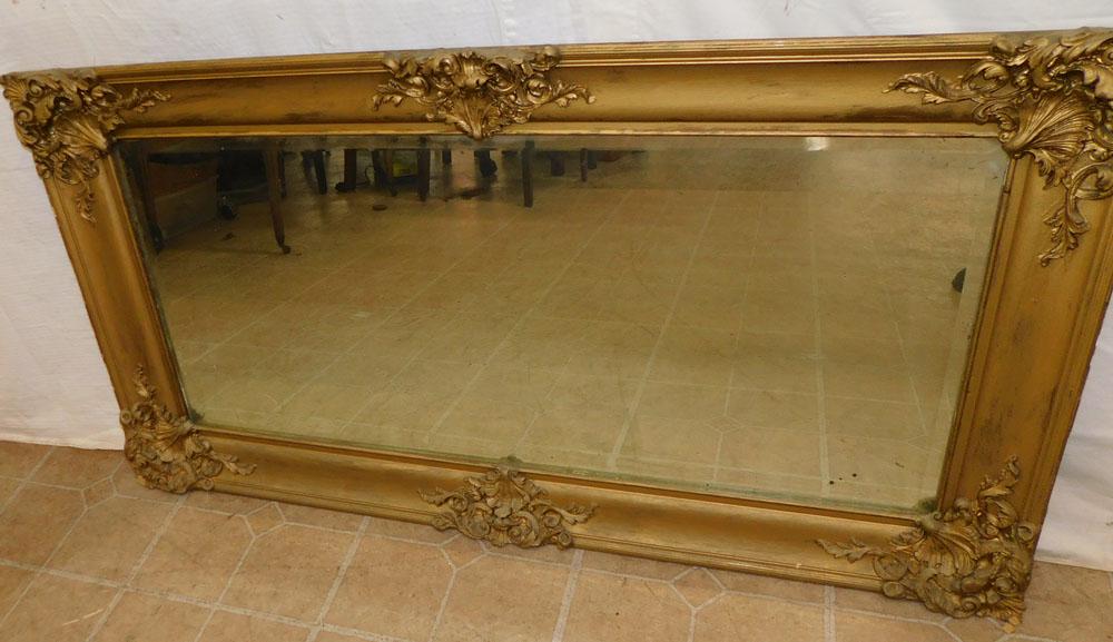 Antique Gilded Frame Mirror (1 of 4)