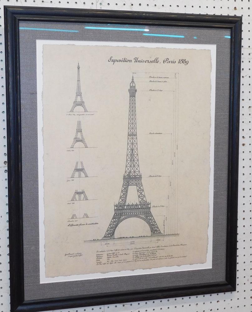 Framed Print of the Eiffel Tower (1 of 4)