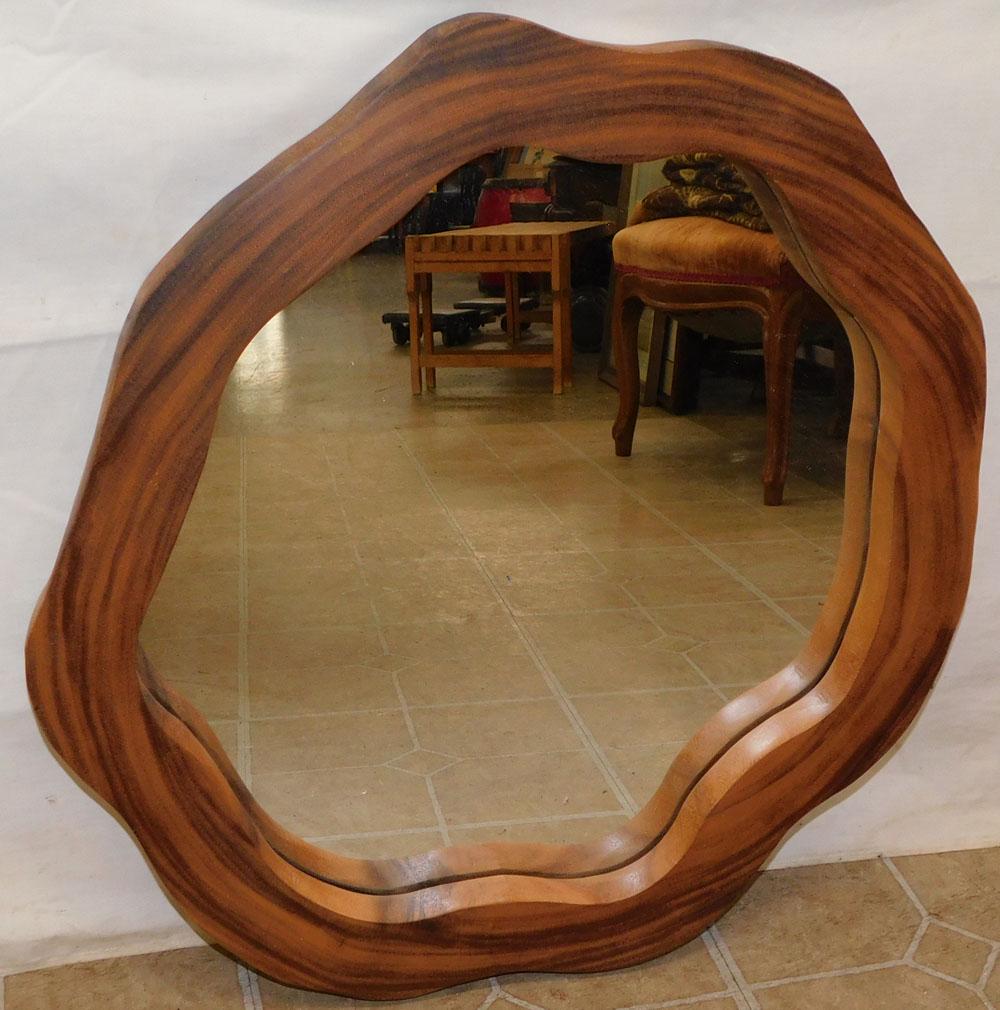 Mahogany Framed Decorative Mirror (1 of 3)