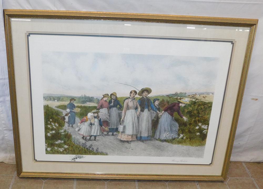 Large Framed Engraving (1 of 3)