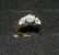 498: Ladies 3 stone diamond ring in 14 kt.