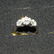 498: Ladies 3 stone diamond ring in 14 kt. - 2